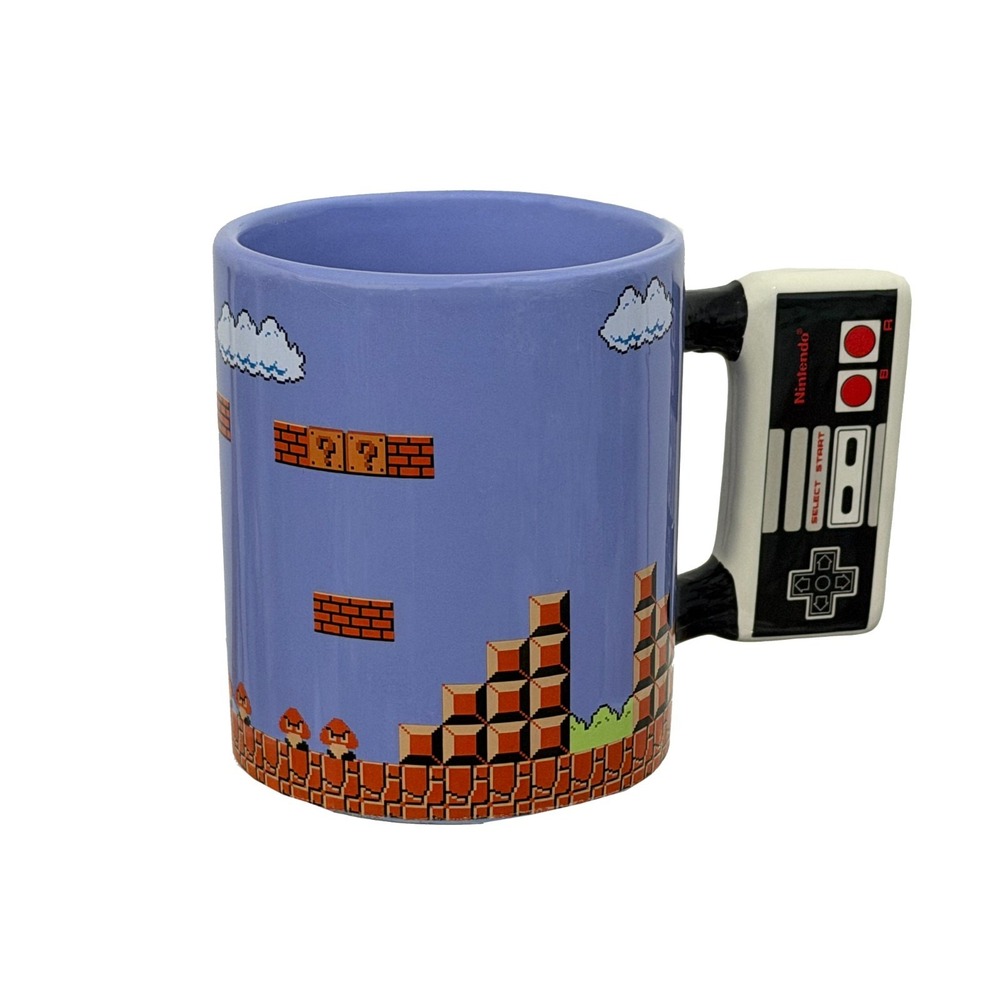 Paladone Super Mario Brothers Nintendo NES Controller Coffee Mug Cup Gamer